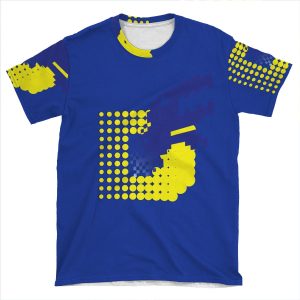 Slash!! (Matrix Blue) AOP T-shirt Tee