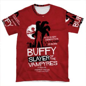 Slayer Of The Vampyres AOP T-shirt Tee