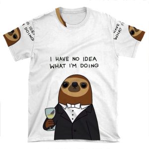 Sloth AOP T-shirt Tee