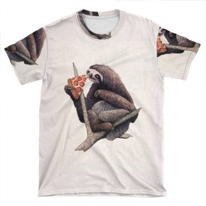 Sloth Phone AOP T-shirt Tee