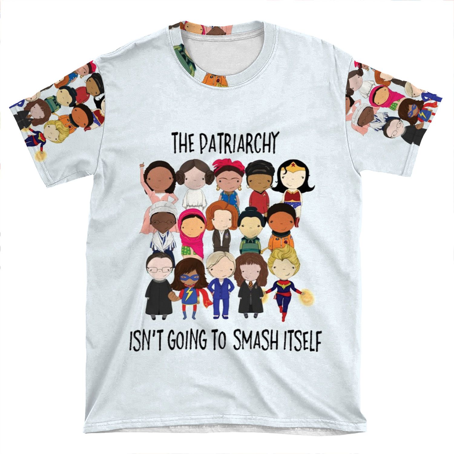 Smash The Patriarchy AOP T-shirt Tee