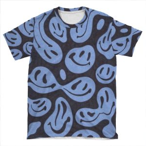 Smiley Faces AOP T-shirt Tee