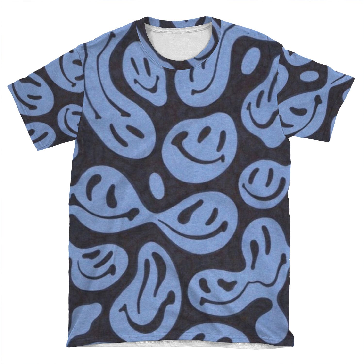 Smiley Faces AOP T-shirt Tee