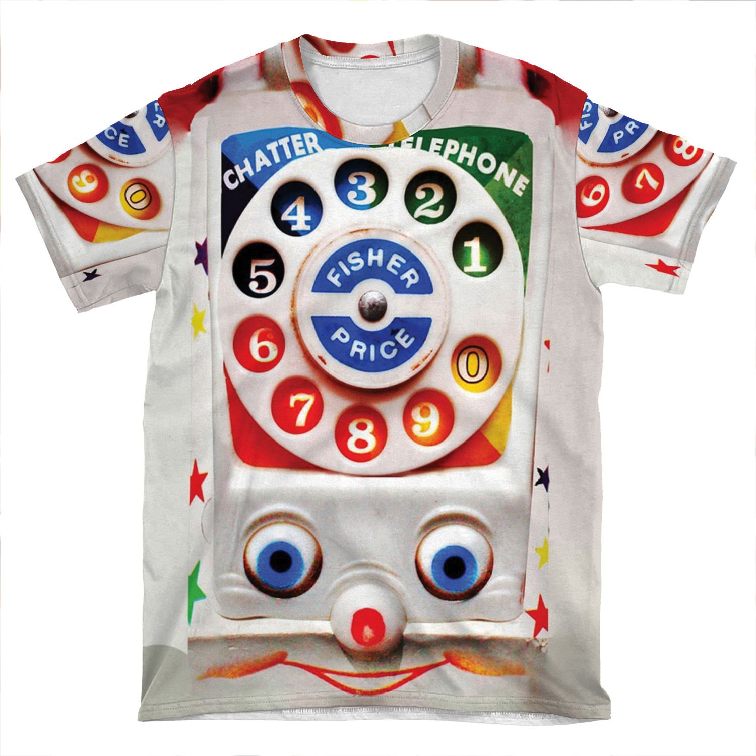 Smiley Toys Dial Phone AOP T-shirt Tee