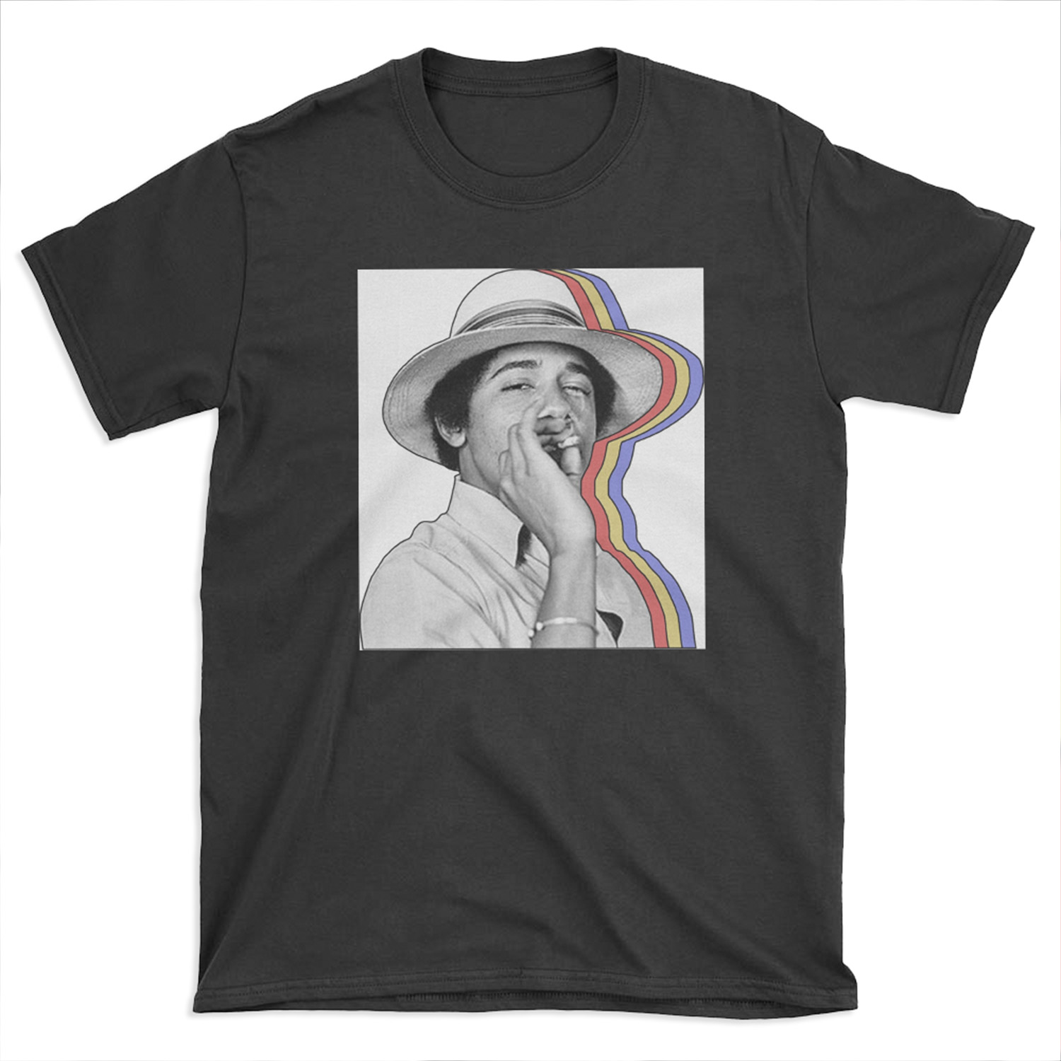 Smoking Barack Layered T-shirt Tee