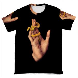 Snake & Hand AOP T-shirt Tee