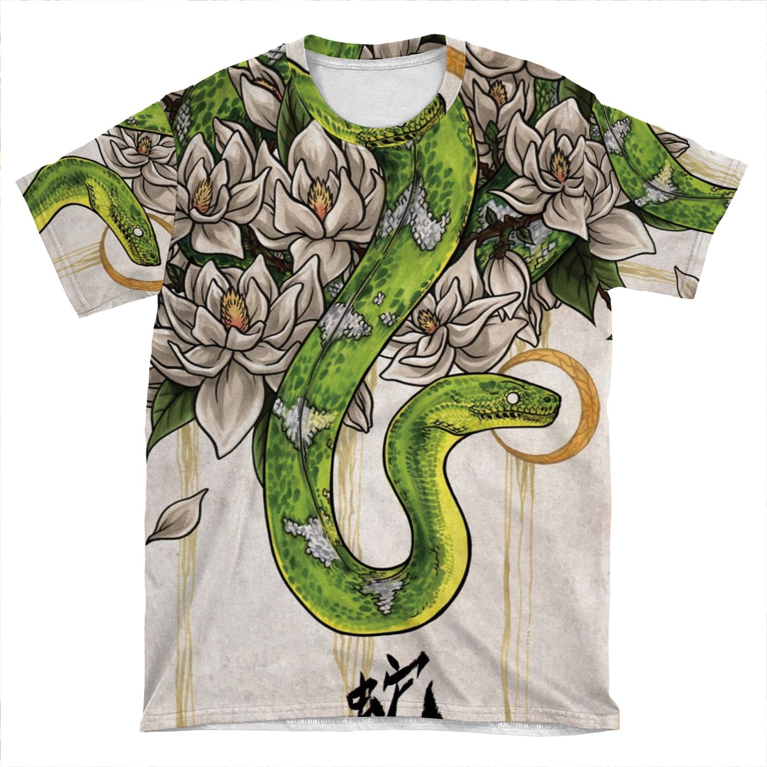 Snake AOP T-shirt Tee