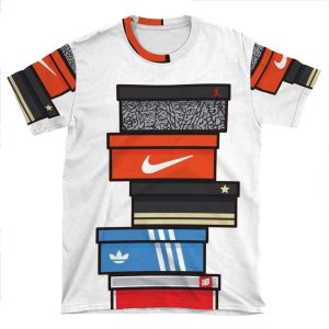 Sneaker Box AOP T-shirt Tee