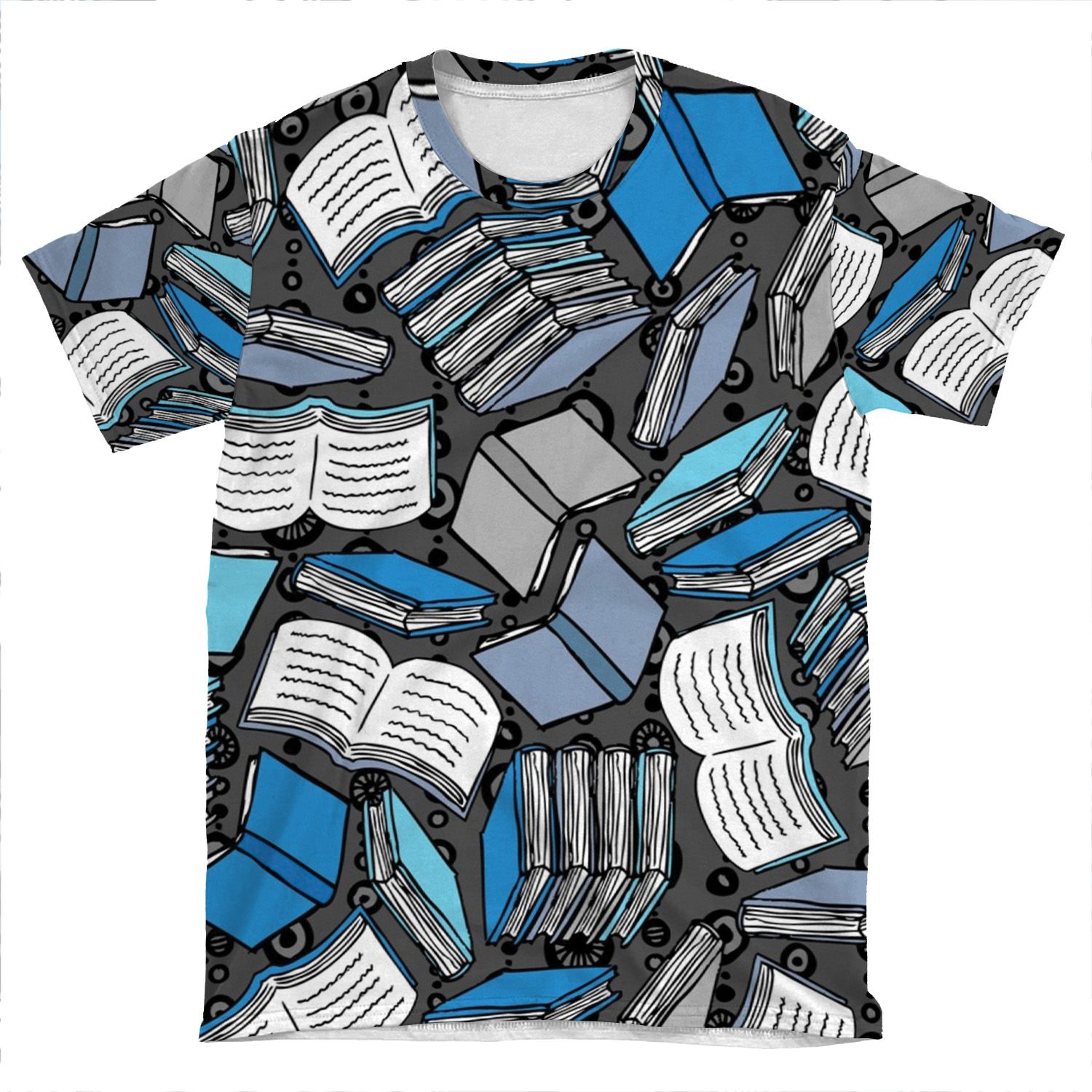 So Many Books... AOP T-shirt Tee