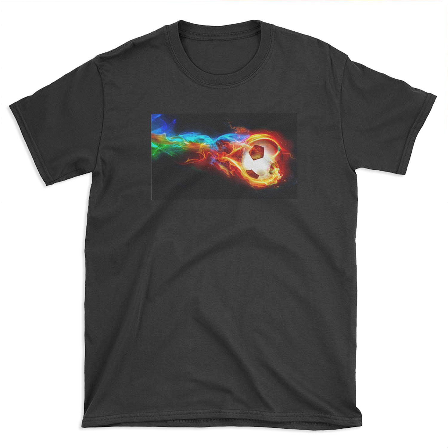 soccer fire T-shirt Tee