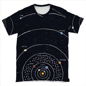 Solar System 2 AOP T-shirt Tee