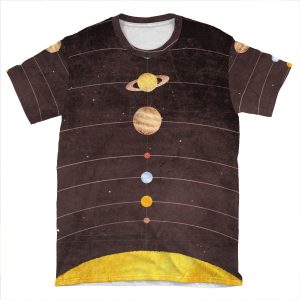 Solar System 3 AOP T-shirt Tee