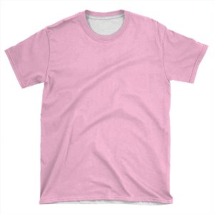 Solid | Plain | Pink Cotton Candy | Over 100 Shades Of Pink On Ozcushions AOP T-shirt Tee