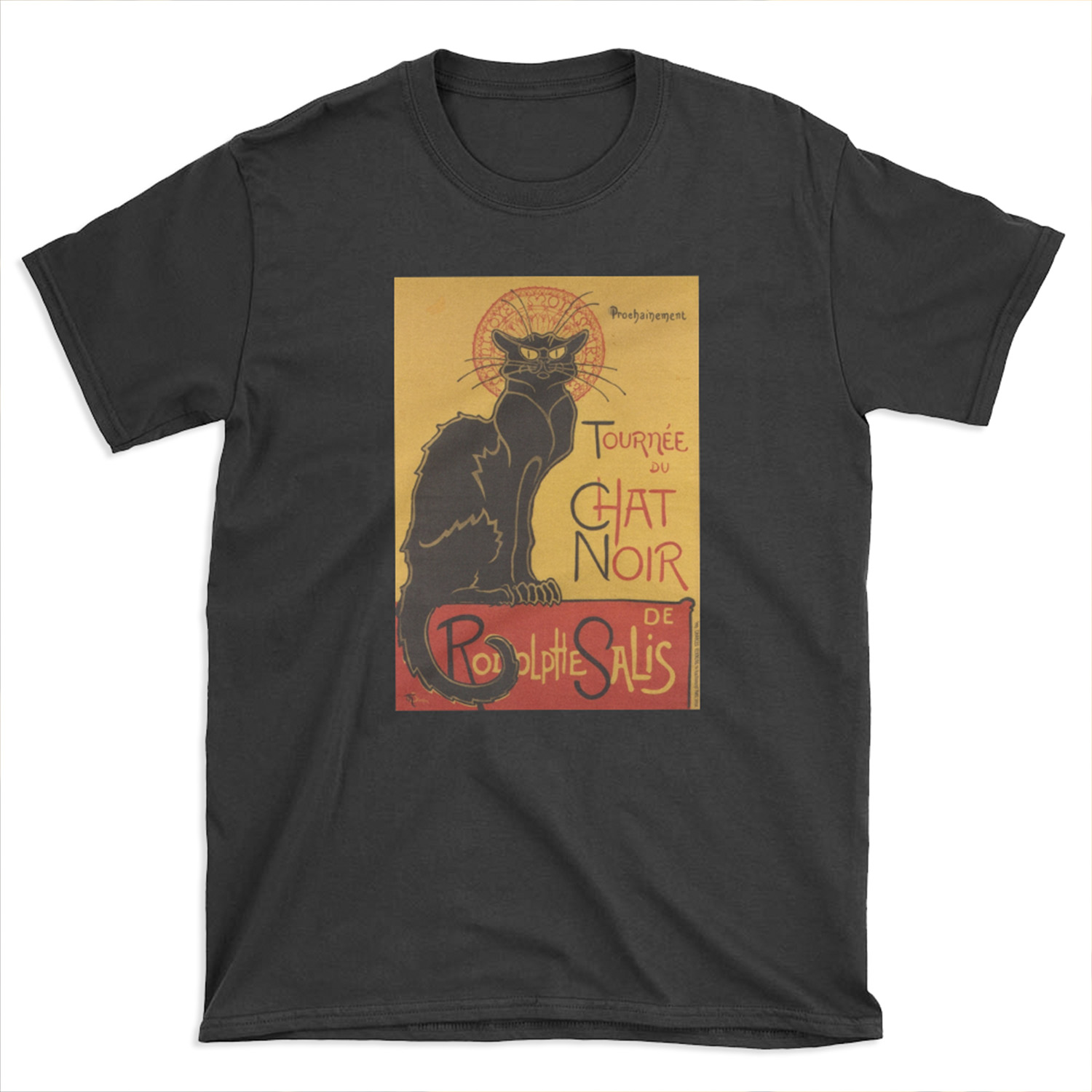 Soon, the Black Cat Tour by Rodolphe Salis T-shirt Tee