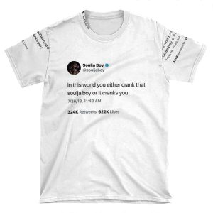 Soulja Boy Tweet 2 AOP T-shirt Tee
