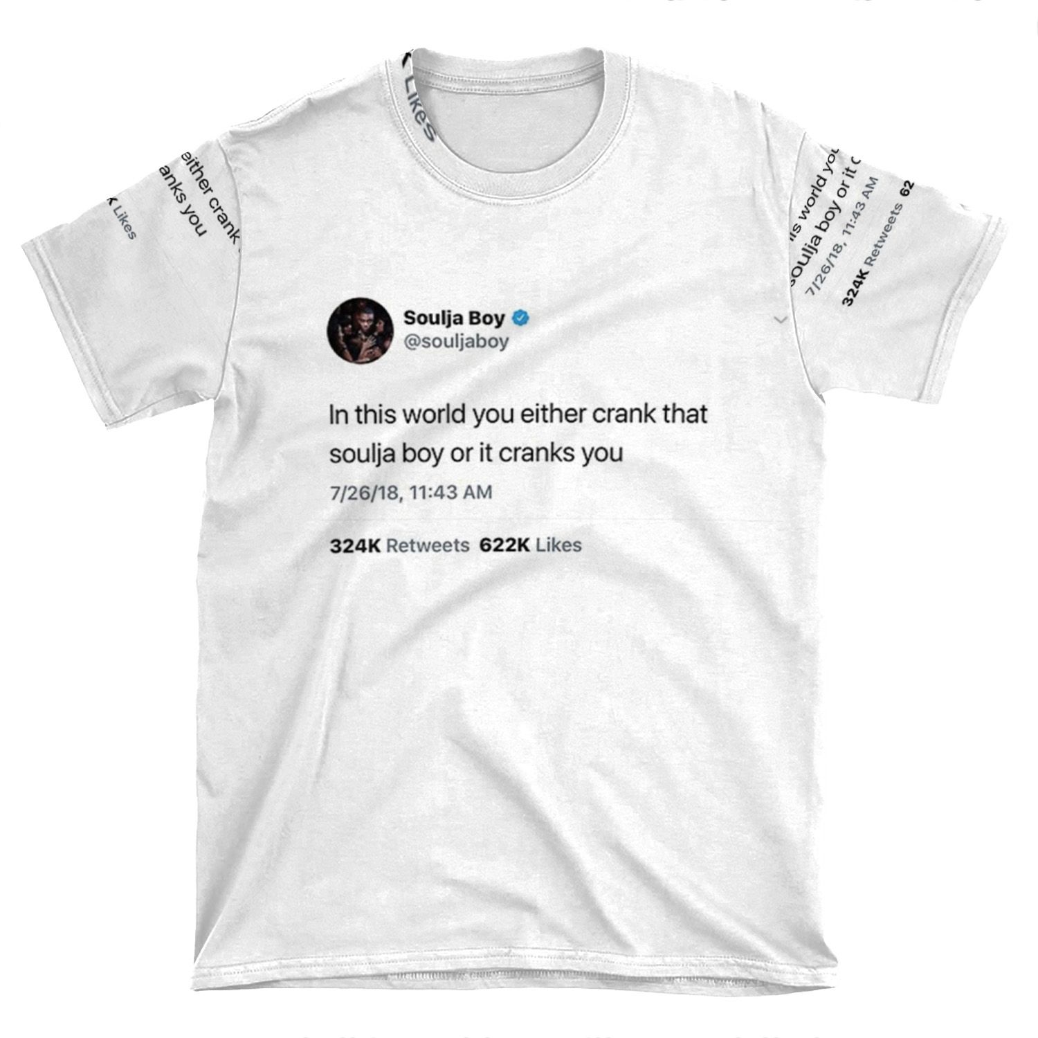 Soulja Boy Tweet 2 AOP T-shirt Tee