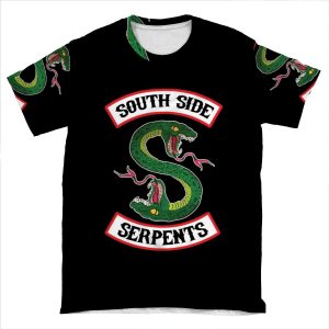 South Side Serpents (Jacket Version) AOP T-shirt Tee