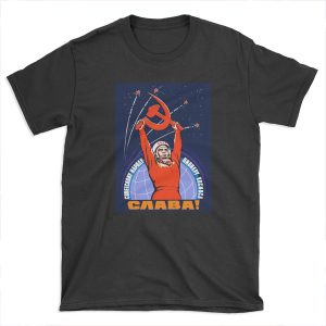 Soviet Propaganda. Yuri Gagarin T-shirt Tee