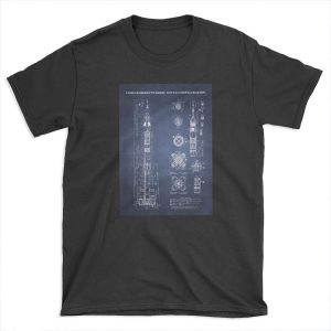 Soyuz Blueprint in High Resolution (dark blue) T-shirt Tee