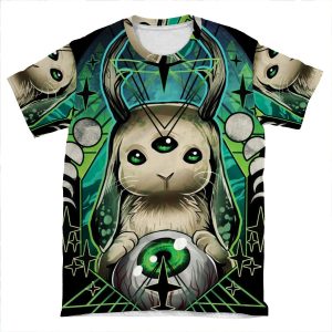 Space Bunny AOP T-shirt Tee
