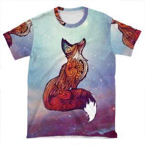 Space Fox AOP T-shirt Tee