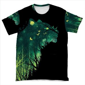 Space Tiger AOP T-shirt Tee