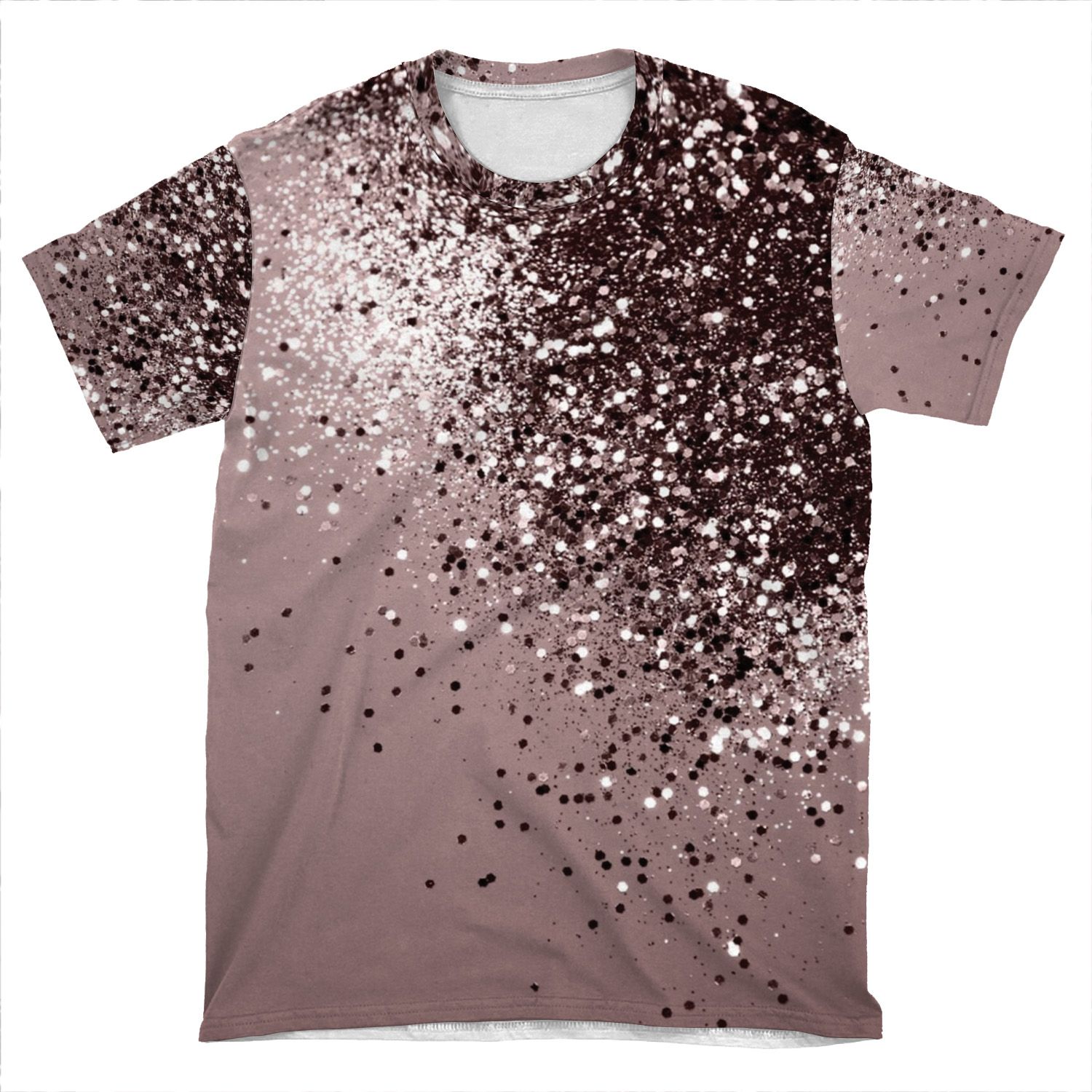 Sparkling Mauve Lady Glitter #1 #Shiny #Decor #Art AOP T-shirt Tee