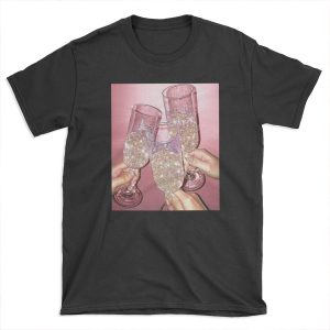 Sparkly Champagne T-shirt Tee