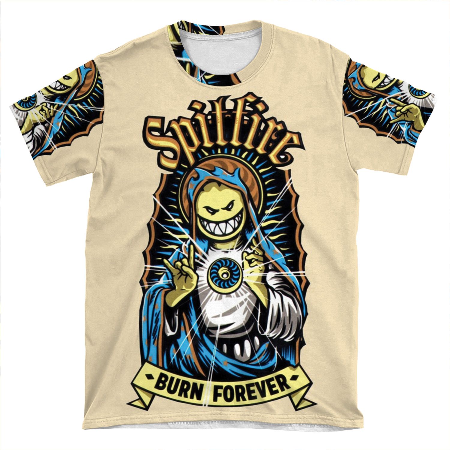 Spitfire Burn Forever AOP T-shirt Tee
