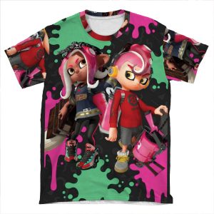 Splatoon 2 Octo Expansion Phone S & More! AOP T-shirt Tee