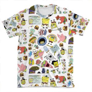 Spongebob Square Pants AOP T-shirt Tee