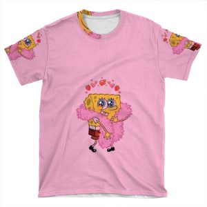 Spongebob V4 AOP T-shirt Tee