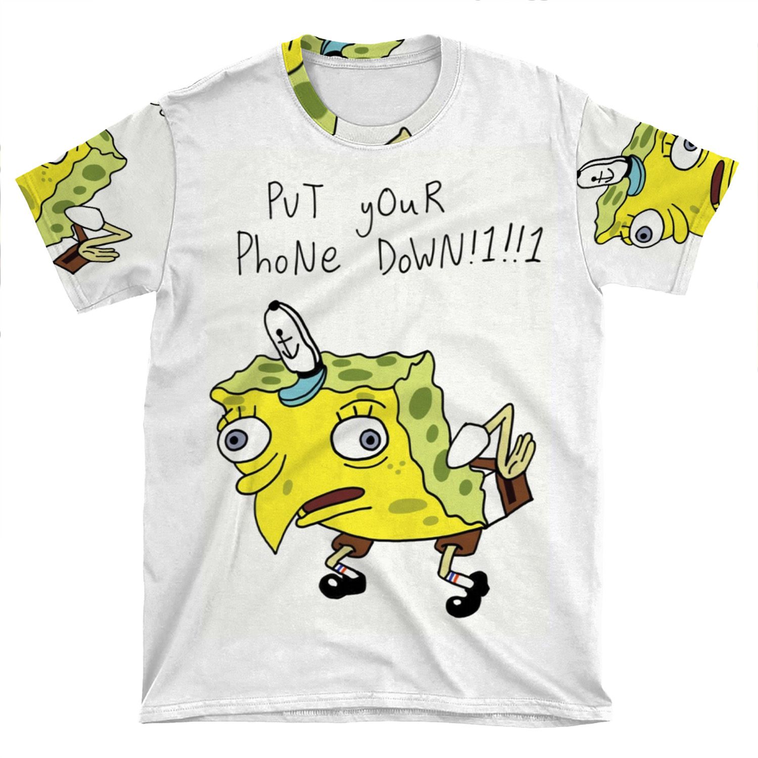 Spongebob V5 AOP T-shirt Tee