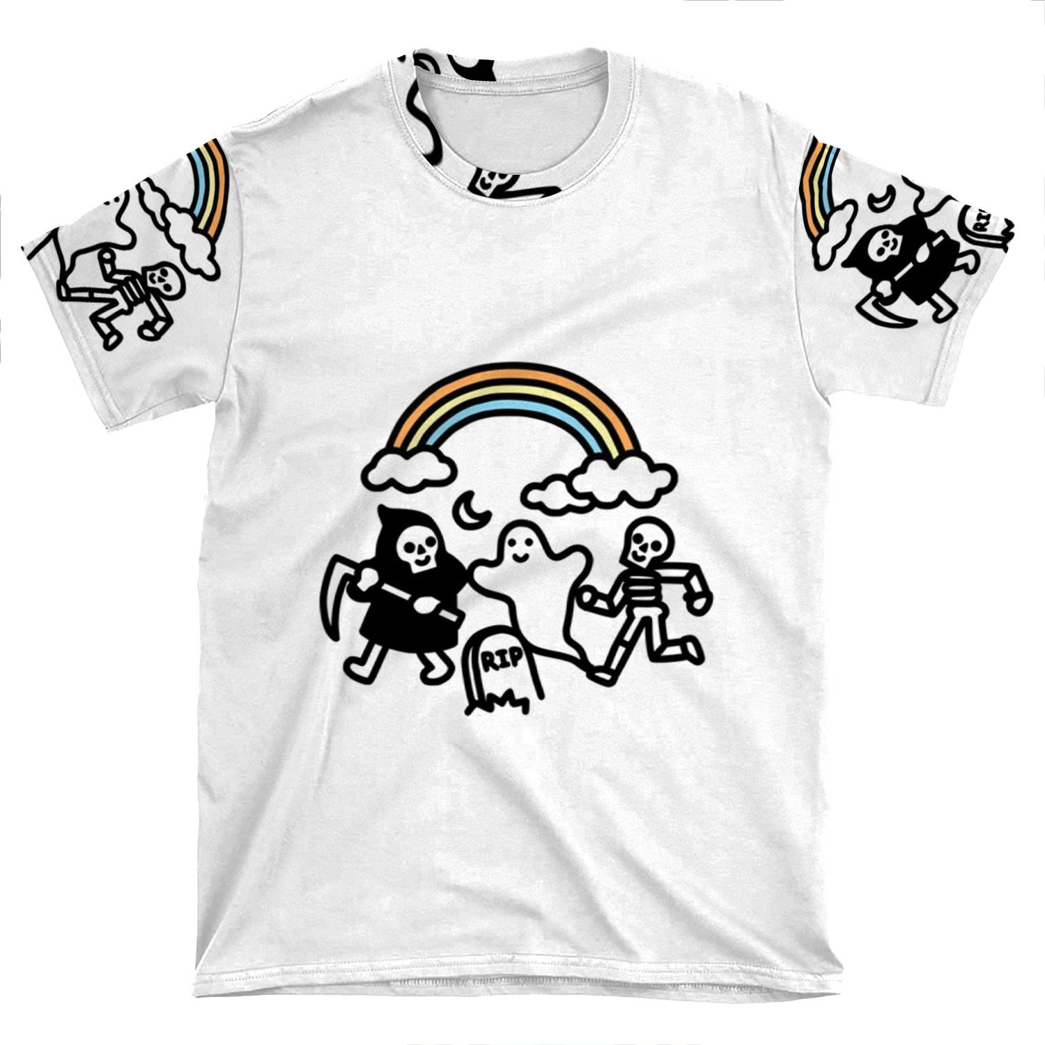 Spooky Pals AOP T-shirt Tee