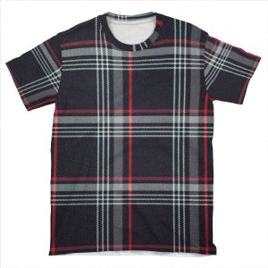 Square Pattern AOP T-shirt Tee