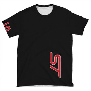 St Badge Phone Cover In Black AOP T-shirt Tee