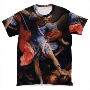 St. Michael The Archangel AOP T-shirt Tee