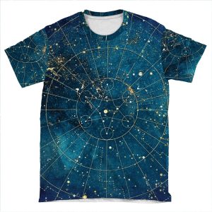 Star Map :: City Lights AOP T-shirt Tee