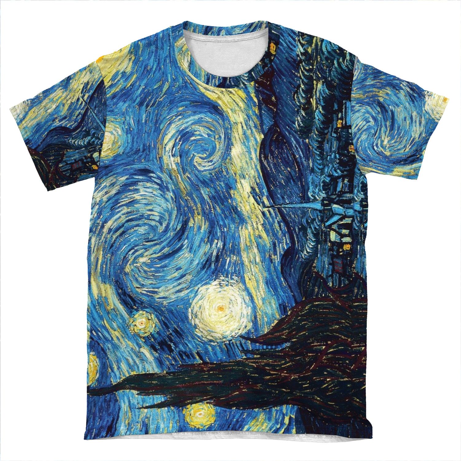 Starry Night- Vincent Van Gogh AOP T-shirt Tee