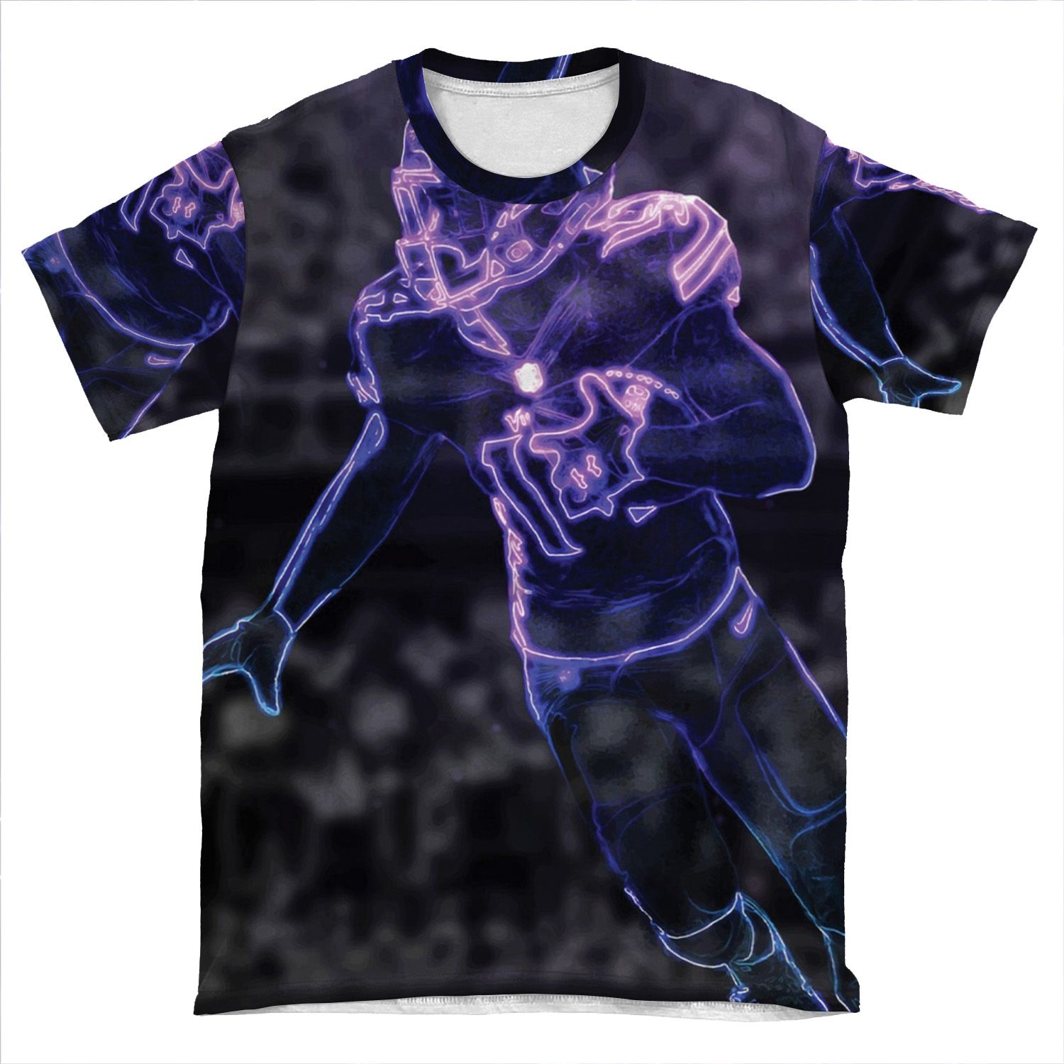 Stefon Diggs Glow Artwork AOP T-shirt Tee