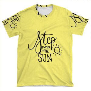Step Into The Sun Yellow AOP T-shirt Tee