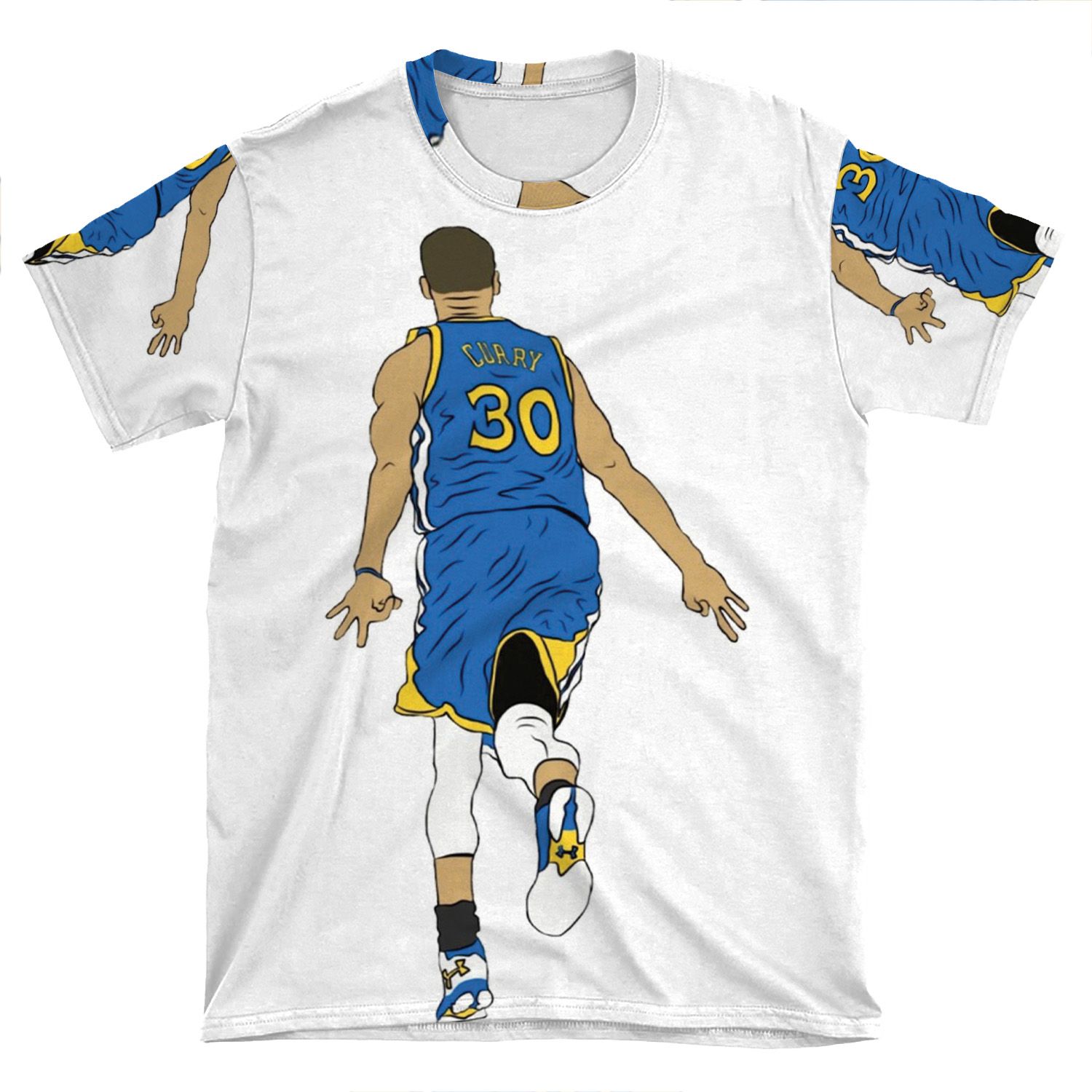 Stephen Curry Celebration AOP T-shirt Tee