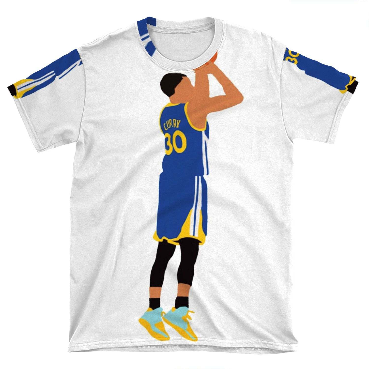 Stephen Curry Jumpshot AOP T-shirt Tee