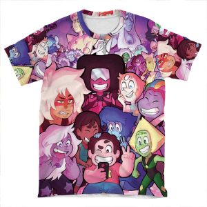 Steven Universe Family Portrait AOP T-shirt Tee