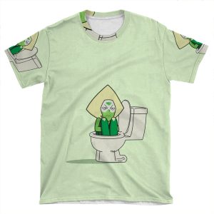 Steven Universe - Peridot In The Toilet AOP T-shirt Tee