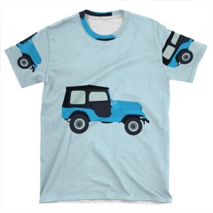 Stiles Stilinski Jeep Cj5 1976, Roscoe / Teen Wolf AOP T-shirt Tee