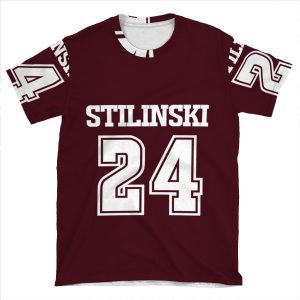 Stiles Stilinski Lacrosse Jersey - Back AOP T-shirt Tee