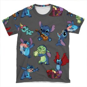 Stitch And Scrump AOP T-shirt Tee