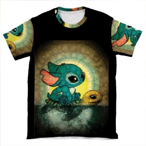 Stitch And Turtle AOP T-shirt Tee