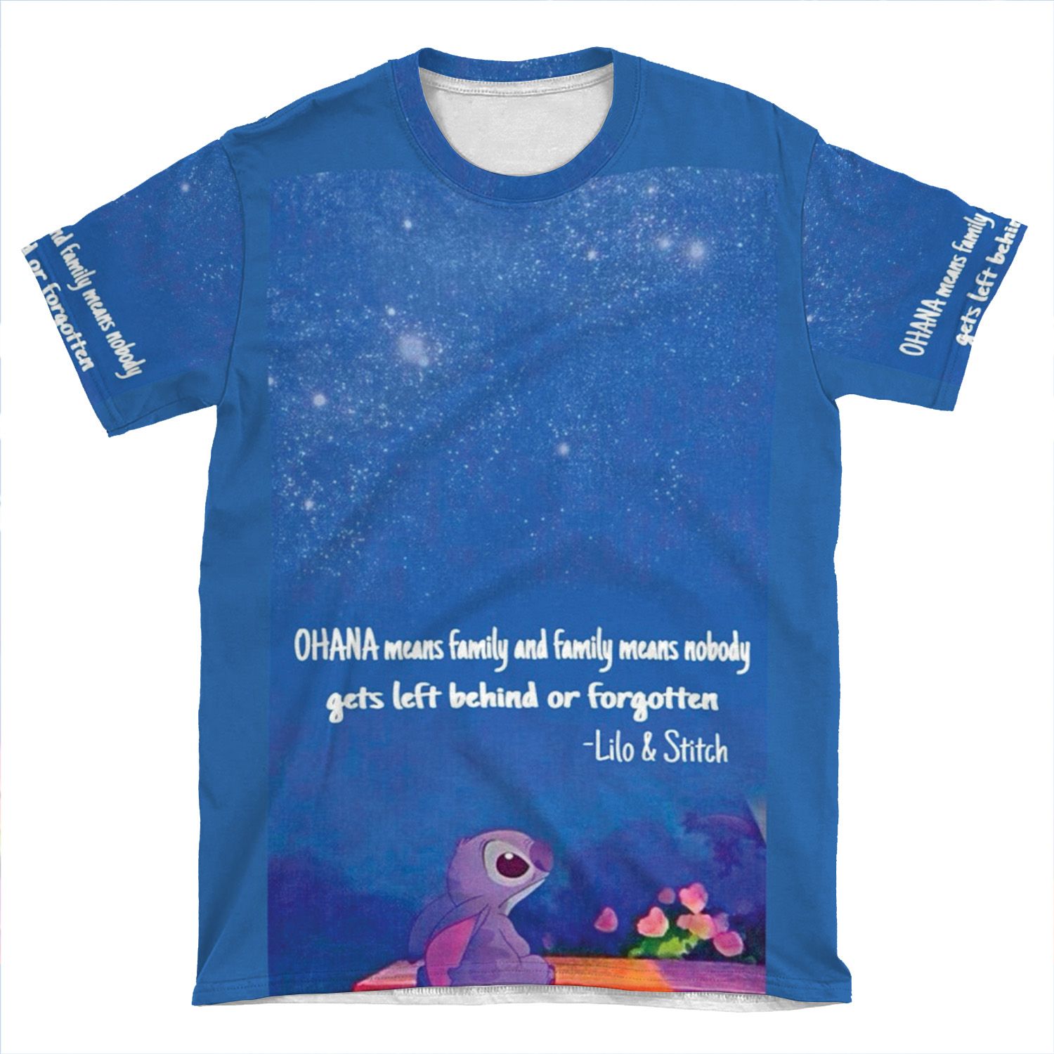 Stitch - Ohana AOP T-shirt Tee